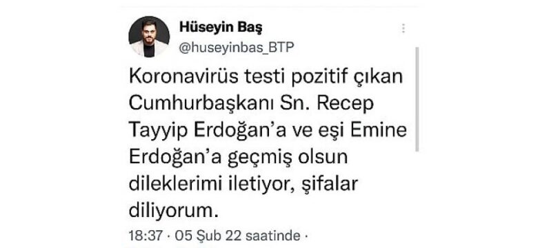 Erdoğan bir tek O’na teşekkür etmedi