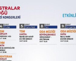 İBB Orkestralar Müdürlüğü Şubat Ayı Programına Açıkladı