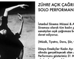 İSM & Atlas 1948’den Zühre Açık Çağrı: Solo Performans