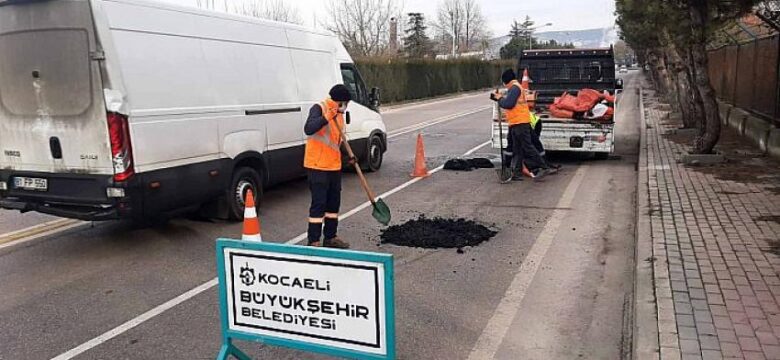 Kaldırım ve yollara acil müdahale