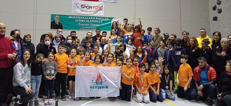 Nevşehir Belediyesi Gençlik ve Spor Kulübü Sporcuları Türkiye Şampiyonası’na Katılacak