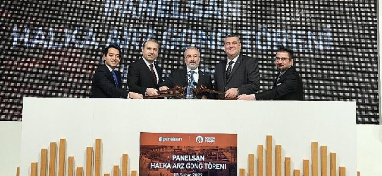 Panelsan, Borsa İstanbul’da işlem görmeye başladı