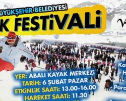 Van Büyükşehir Belediyesi  Kayak Festivali Düzenleyecek