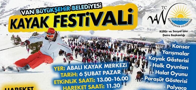 Van Büyükşehir Belediyesi  Kayak Festivali Düzenleyecek