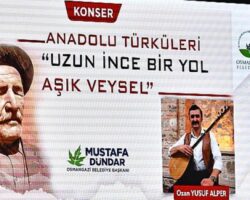 Osmangazi’de Aşık Veysel Türküleri Yankılandı