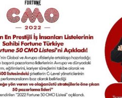 Watsons Türkiye Ticaret ve Pazarlama Direktörü Cem Demiröz İkinci Kez  “Fortune 50 CMO” Listesi’nde!