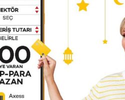 Axessliler bu Ramazan’da da kendi kampanyasını kendileri yapıyor, 300 TL’ye varan kaybolmayan chip-para kazanıyor!