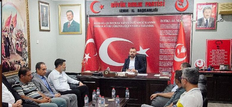 BBP’liler İzmir İl Başkanlığı’nda buluştu