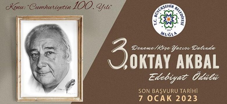 Oktay Akbal Edebiyat Ödülü başvuruları başladı