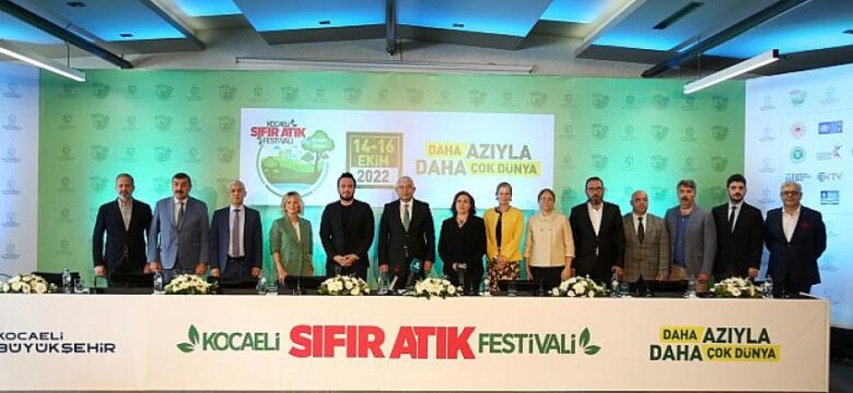 Kocaeli Büyükşehir’den Sıfır Atık Festivali; Daha azıyla daha çok dünya