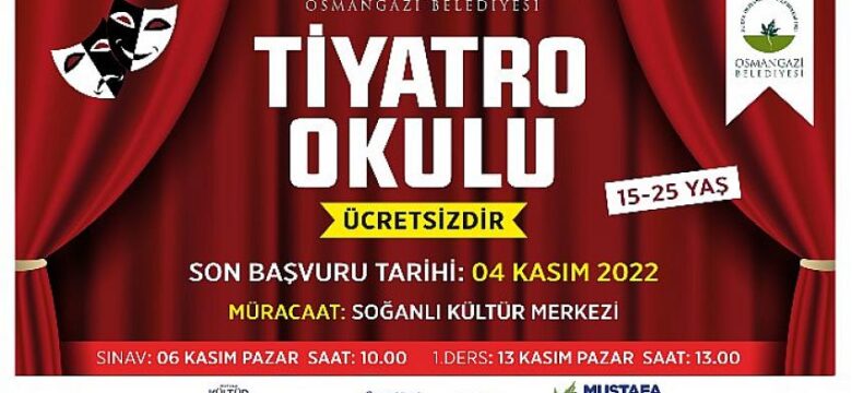 Osmangazi Belediyesi Tiyatro Okulu Başlıyor