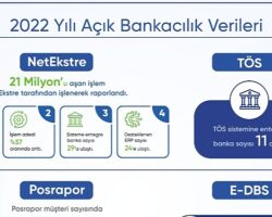 Açık Bankacılık Ürünü NetEkstre'de, 2022 yılında işlenerek raporlanan hesap hareketi sayısı 21 milyonu aştı