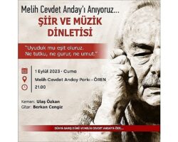 Milas Belediyesi'nden Melih Cevdet Anday'ı anma etkinliği