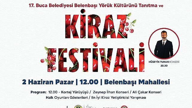 Buca’da Kiraz Festivali’ne geri sayım başladı