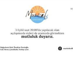 DENİZ VE GÜNEŞİN BULUŞMA NOKTASI: MARİSOL COFFEE BİSTRO KEPEZ SAHİLİ’NDE AÇILIYOR