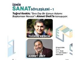 İzmir Sanat Söyleşileri’nin ilk konuğu Ahmet Ümit olacak