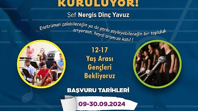 Osmangazi Belediyesi Gençlik Orkestrası ve Korosu kuruyor