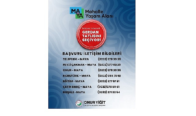 Balçova, Gerdan Tatlısı Yarışmasıyla Lezzet Dolu Bir Gün Yaşayacak